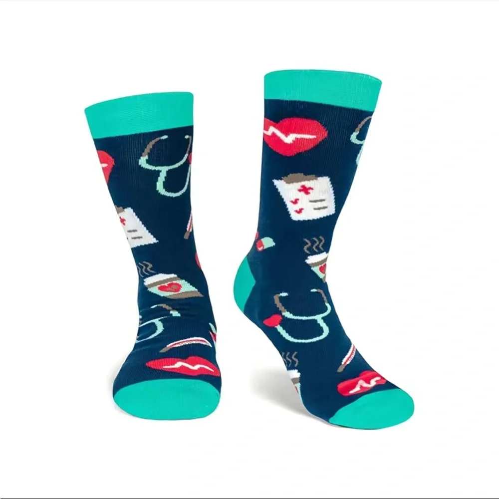 Blue Unisex Doctor/Nurse Socks